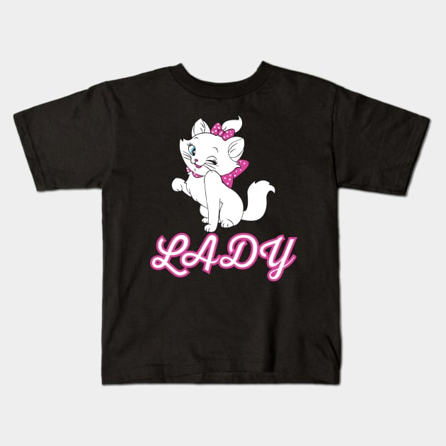 Lady tee design birthday gift graphic Kids T-Shirt by TeeSeller07